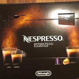 Verkaufe eine Nespresso essenza Mini von der Firma DeLonghi.

Die Maschine ist schwarz.

Habe die Kaffeemaschine geschenkt bekommen, also keine Rechnung und wurde wohl schon registriert.

Versand möglich gegen Aufpreis.

Keine Garantie und Rücknahme.