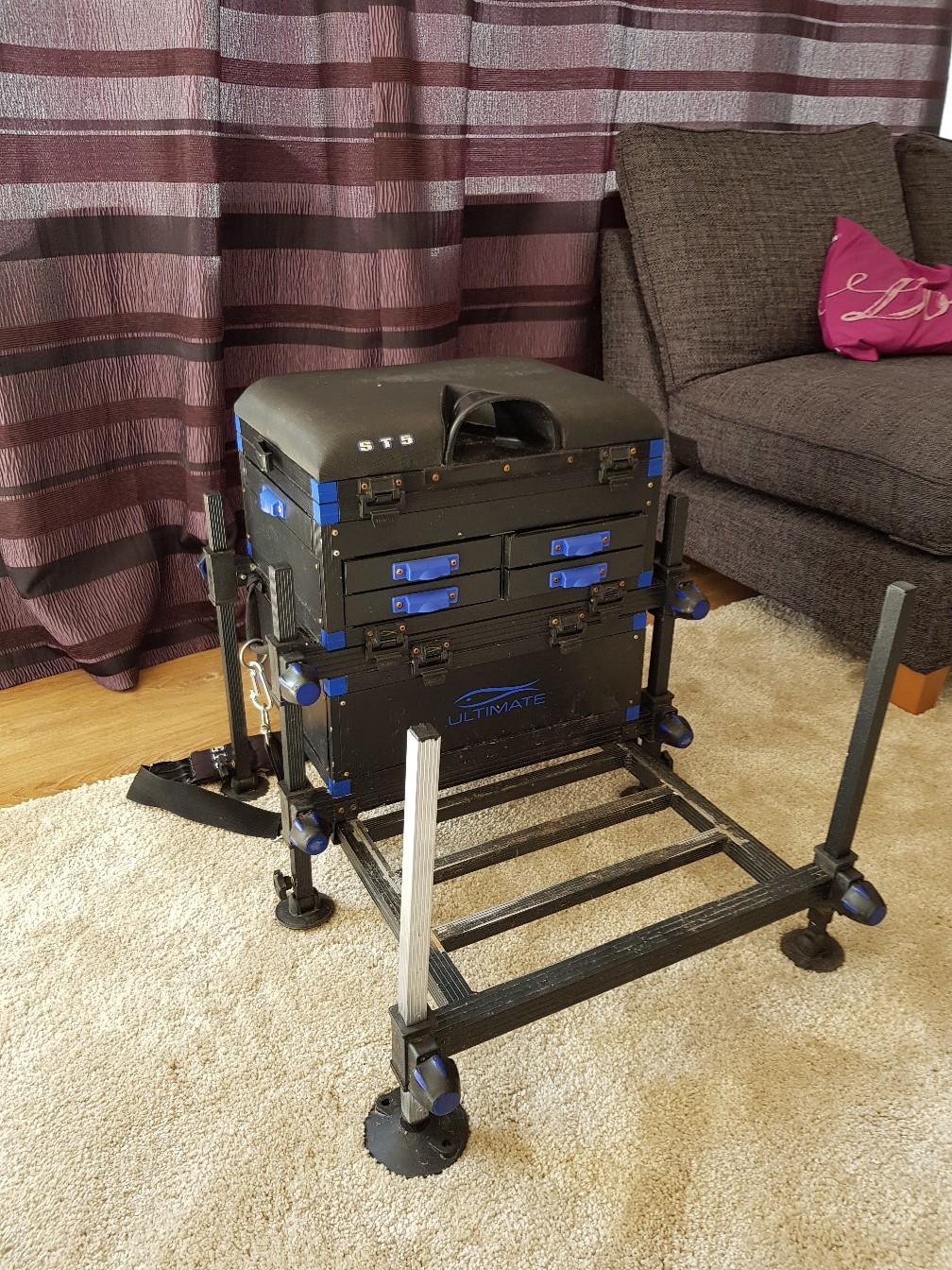 Ultimate st5 fishing box with platform in SK5 Stockport for £80.00 for sale