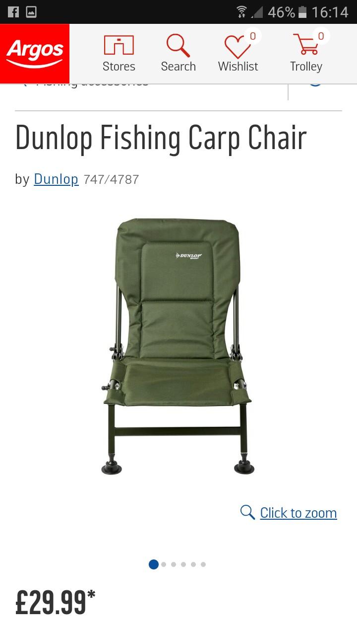 Dunlop fishing carp chair new arrivals