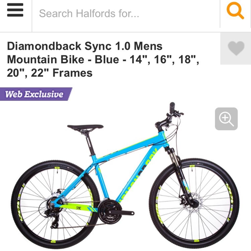 Diamondback sync 1.0 men's mountain bike in B14 Birmingham for £130.00