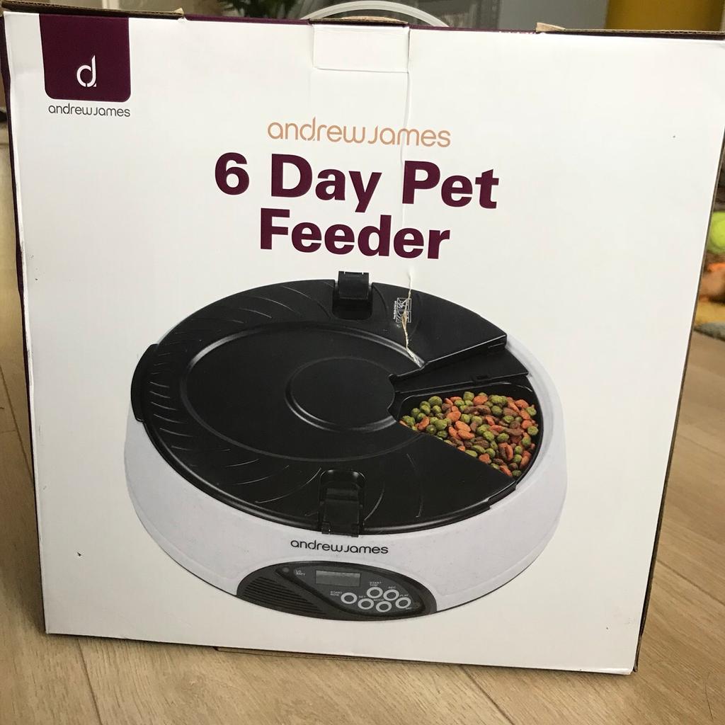 Andrew james 6 day pet outlet feeder