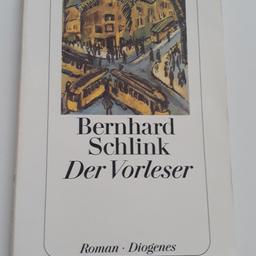 Zum Verkauf steht das Buch "Der Vorleser" von Bernhard Schlink.
Es sind keine Eintragungen und Markierungen vorhanden.

Zur Abholung - Versand wird extra berechnet