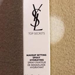 For sale:

BRAND NEW !!!

GENUINE !!!

Yves Saint Laurent TOP SECRETS MAKEUP SETTING SPRAY

GLOWING SKIN ON-THE-GO

Set your makeup and hydrate your skin with our NEW Top Secrets Makeup Setting Spray.
Inspired by our makeup artists and developed by skincare experts, this NEW 2-in-1 fixing spray hydrates your skin and sets your makeup.
Apply after makeup to set or throughout the day for that little bit of extra hydration and additional hold.

Collection only

Please check my other items