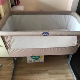 Chicco next to me crib dove grey colour , used just for 2 months , Very good conditions , comes with the carry bag , instructions and straps. Smoke and pets free house. 
Collection only from Eccles M30