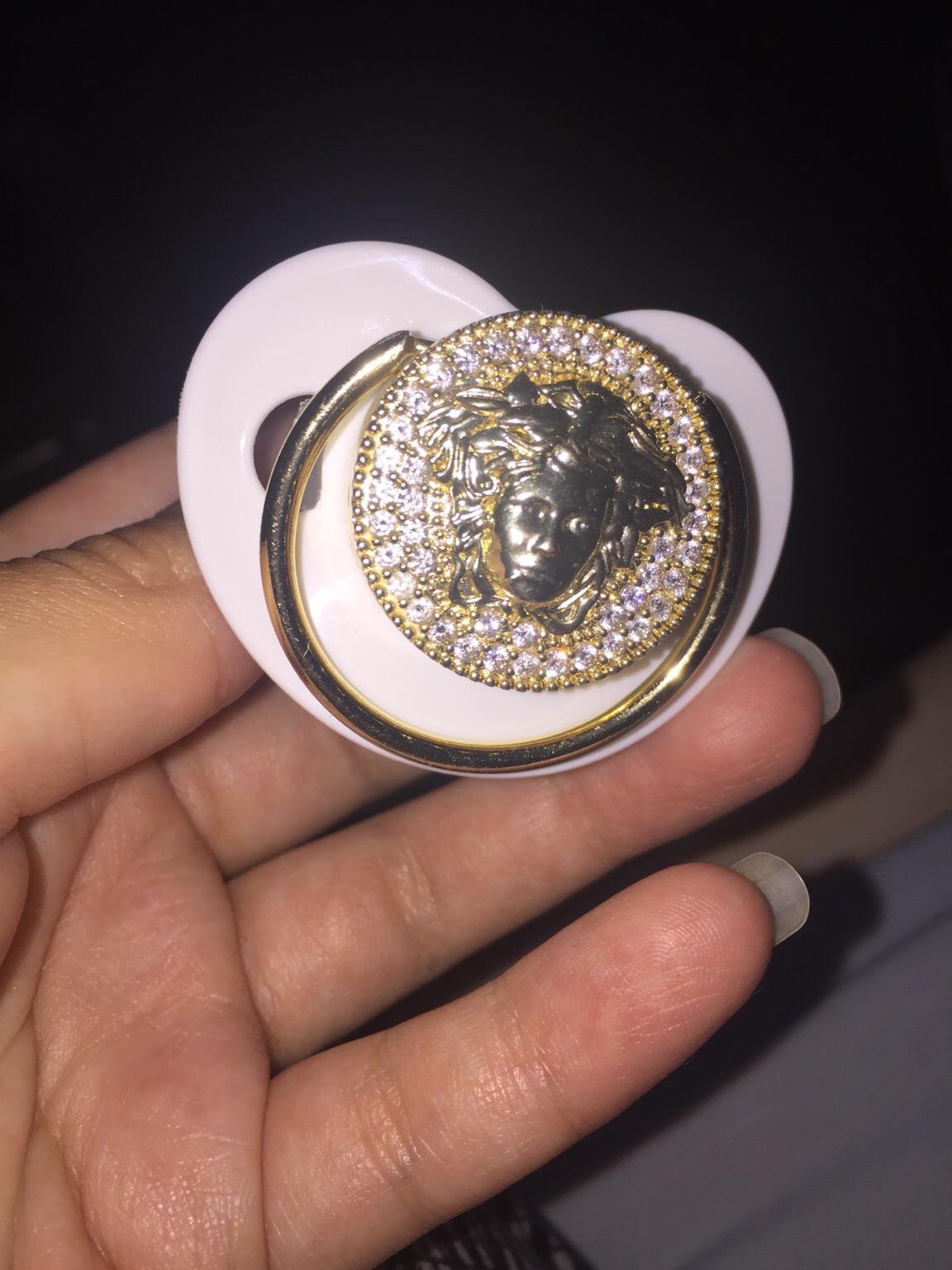 Versace pacifier hot sale