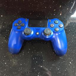Blue PS4 controller