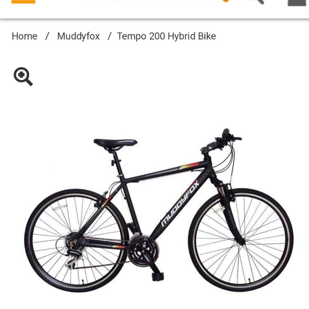 Muddyfox tempo store 200 hybrid bike