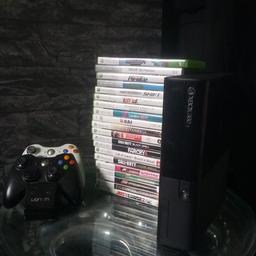 2 controllers 20 games and a controller dock all leads and wired included comes with box (offers)
