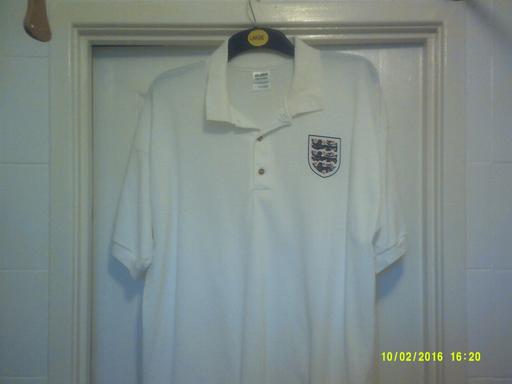 Buy & Sell Tyne and Wear Sunderland - Photos for England 3 lions polo shirt. Size XL. White 