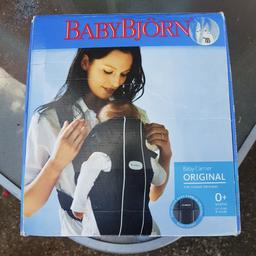 Baby bjorn baby carrier. Excellent condition. Only used 1ce. Been in storage. £20 ono. Need gone ASAP