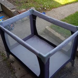 Travel cot. Never used. Got given to me as a gift. Been in storage 2 years so will need a clean. Very heavy. Needs gone ASAP. £10 ono
