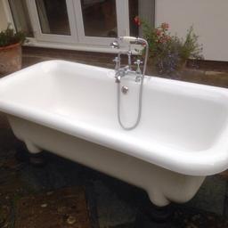 Hi, we are selling a Victorian Style Bath in mint condition. It is a lovely bath and we are selling due to modernising our bathroom.

The dimensions are:
Length: 175cm
Width: 82cm
Height: 63cm

It comes with telephone style taps included and we are located in Woolton, Liverpool - pick up only.