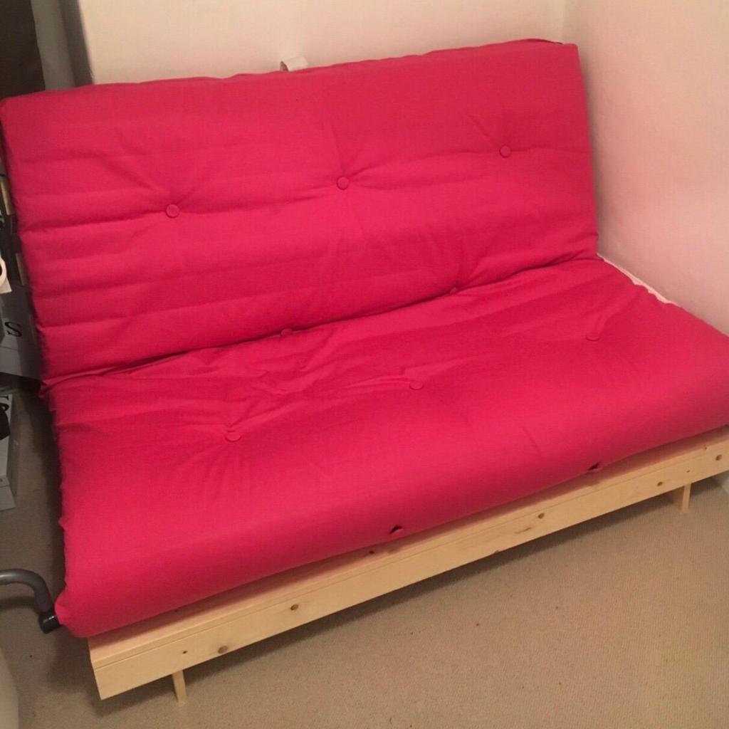Pink double Futon in NW8 Westminster für £ 20,00 zum Verkauf Shpock AT