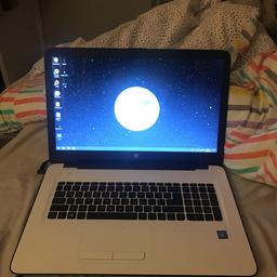 hp pavilion
8 GB ram
Windows 10
I believe the screen is 15.6 inches
Just under 2 years old
Perfect condition, no scratches or marks
Battery life is good
Webcam works
I have a HP mouse which is included

Selling as I don’t use it anymore
