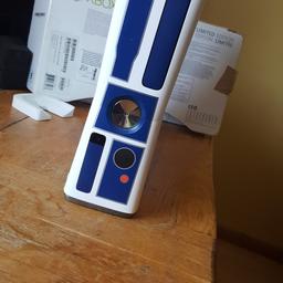 A limited edition Xbox 360 star wars edition. I don't play on it anymore I bought it around 5 years ago for £200 and since i do not play on it, it is prrtty much useless. Price is negotiable. Comes with a bunch of games. I can also sell games individually if needed for £5 each, or £20 for them all