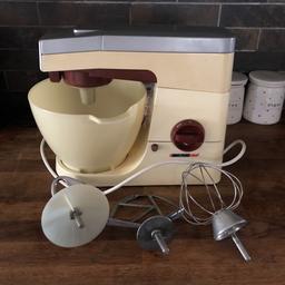 Kenwood mixer with three tools included. 
All in good working order.
