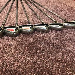 Set of Taylor made burner irons. 4-PW used but in good condition. Any questions just ask  
£100 ono