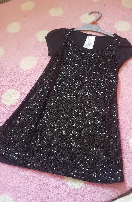 Buy & Sell Castle Industrial Estate Oldham - Photos for girls 3-4 black sequin party dress sparkly