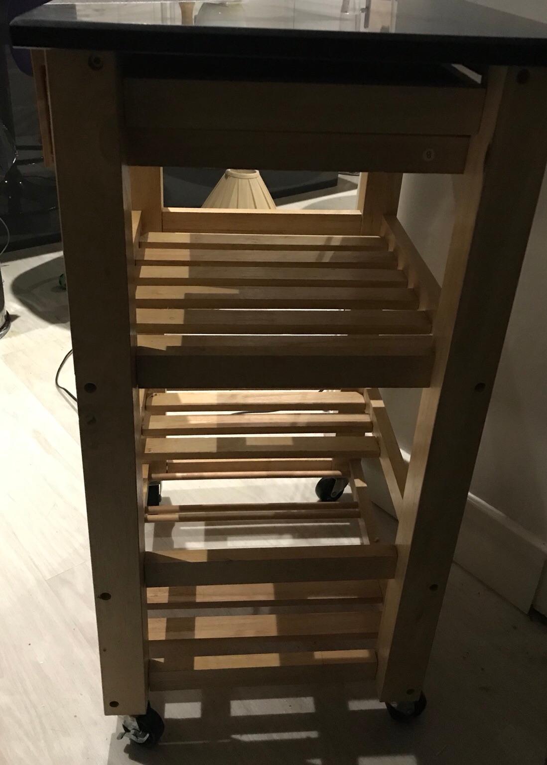 Hygena granite top kitchen trolley in WC1 London Borough of Camden for