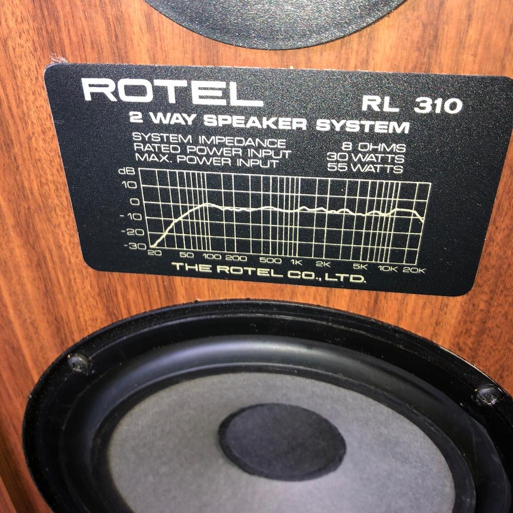 Rotel RL-310 vintage hifi speakers in NG11 Nottingham für £ 25,00 zum ...
