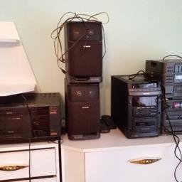 zwei Stereoanlagen zu verschenken. Aiwa lcx-700m und Clatronic MC 045CD. Videorecorder Amstrad DD8904 an Selbstabholer zu verschenken