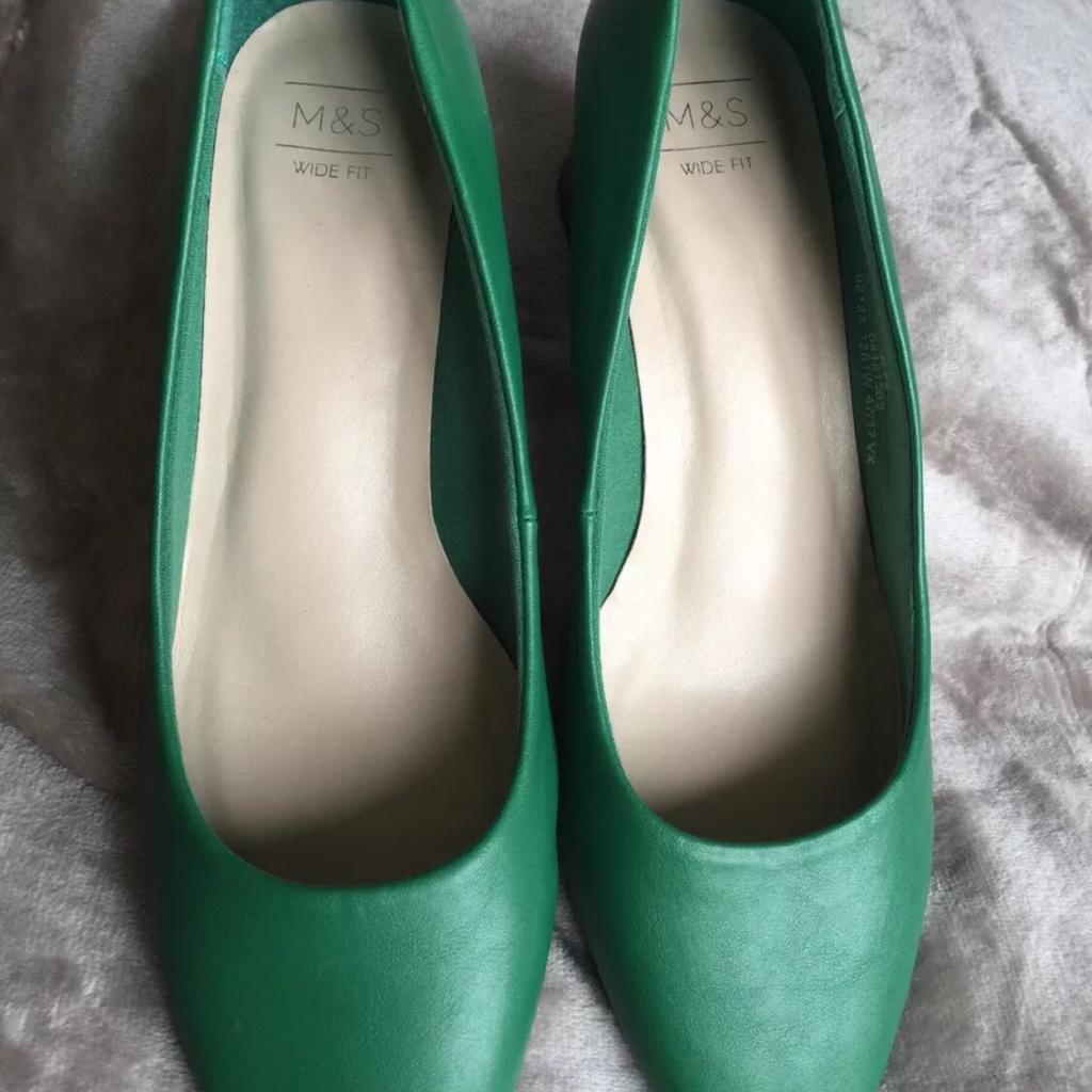 M&s on sale green shoes