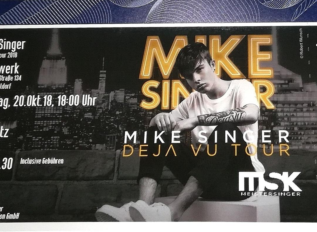 Konzert Ticket MIKE SINGER in 40599 Düsseldorf für 60,00 € zum Verkauf ...