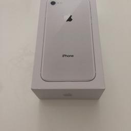 We have an empty iPhone 8 silver 64GB box in very good condition for sale.
