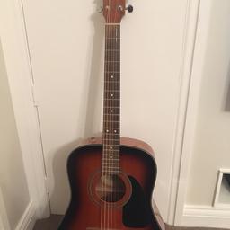 Fender acoustic guitar
Great condition
Only selling due to not getting the time to play anymore.
Great guitar for the money
Complete with carry bag
No offers please