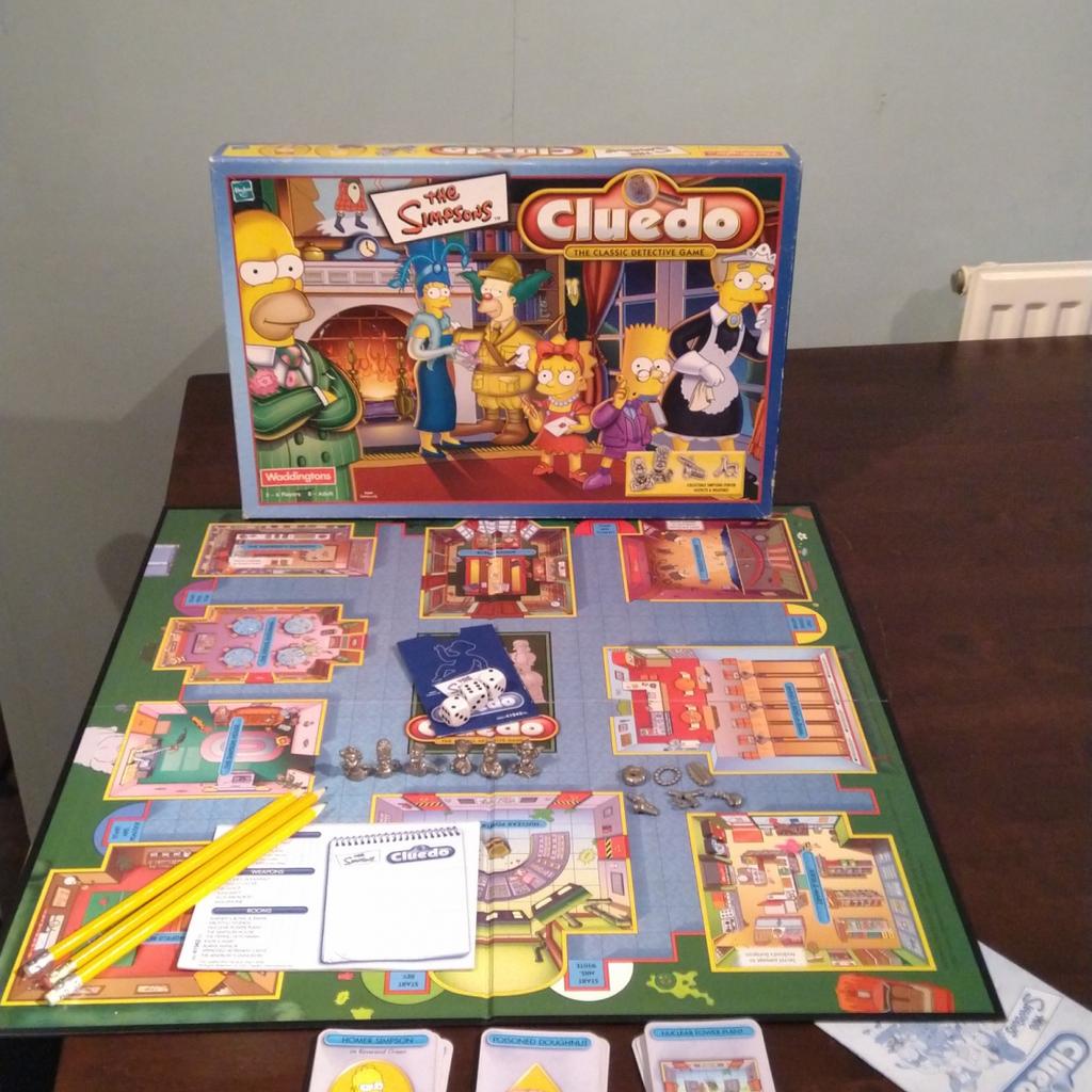 simpsons cluedo board game in SS14 Basildon for €5.00 for sale Shpock