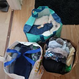 3bags of boys 0-3 clothes all in good condition some never been worn