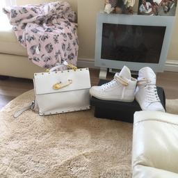 Versace marching bag and high top trainers only weared once got receipts £150 for both