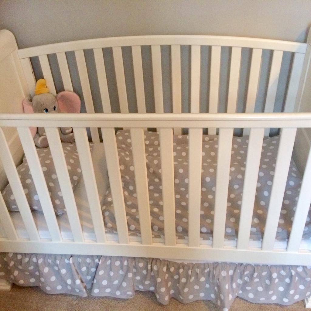 Toys r us sleigh cot clearance bed