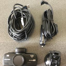 Pristine condition nextbase 512g dashcam complete with cigarette lighter power adapter and an additional extension power cable