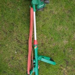 Corded electric strimmer for sale. In good working condition other than it needs new strimmer line. 

Selling as have bought cordless to replace
