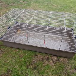 Indoor Rabbit/Guinea Pig hutch for sale. Dimensions (cm):

width 100
depth 53
height 42