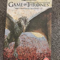 Complete series 1 - 6 box set game of thrones.