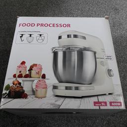 Bought less than 6 months ago.

Used for baking cakes no longer needed

Has all the attachments and manual in the original box.

In perfect working out, comes from a smoke and pet free home.

Will not post, may deliver if local with additional cost.