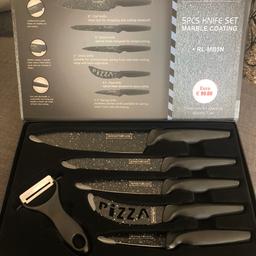 Royal Line 5 piece Marble Knife Set

Brand new Worth 99 Euros.

Have 4 in total.

Any questions are welcomed