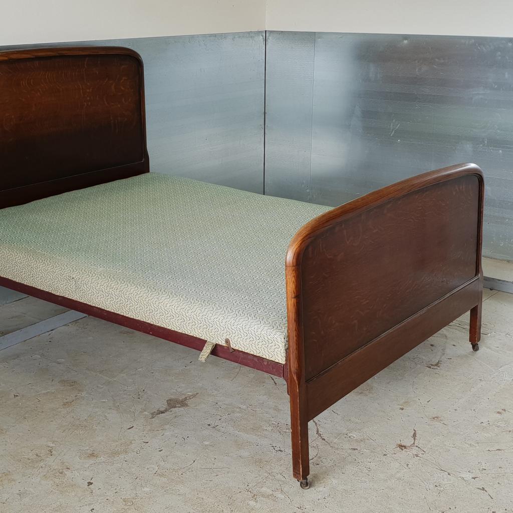 VINTAGE 1950s VONO DOUBLE BED & MATTRESS BASE in DY8 Dudley for £65.00