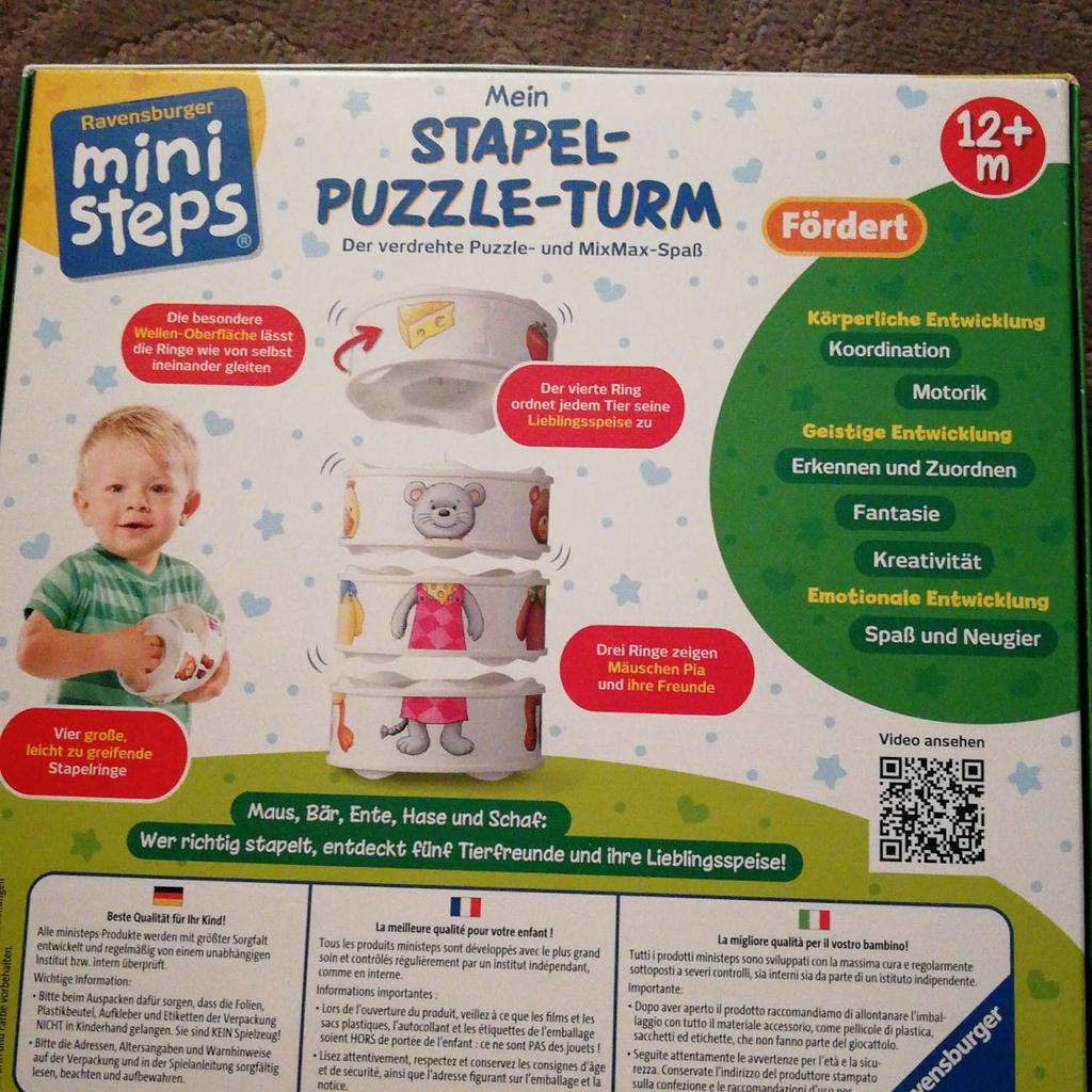 Stapel puzzle Turm von mini steps in 51149 Köln for €6.00 for sale | Shpock