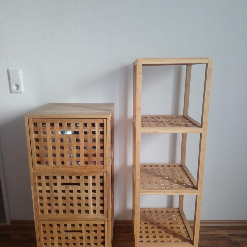 Badmöbel / Badschränke (Holz, Bambus) in 47259 Duisburg für 32,00 € zum