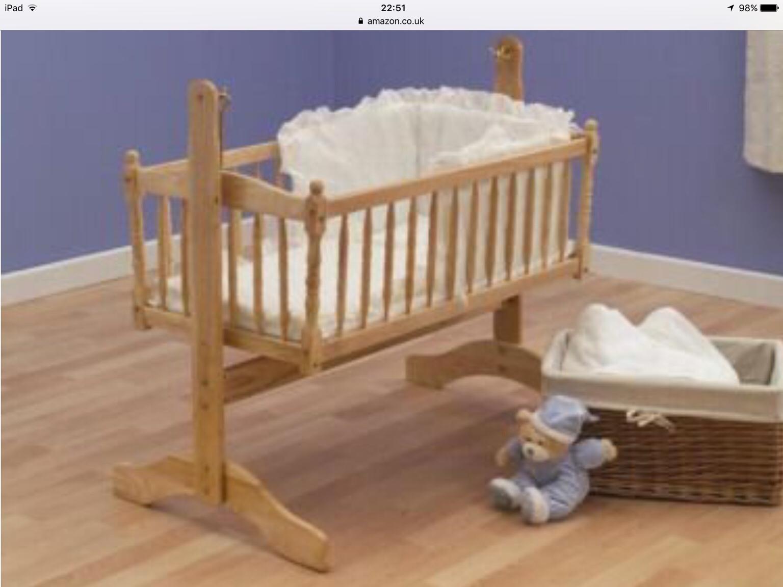 Little angels 2025 swinging crib