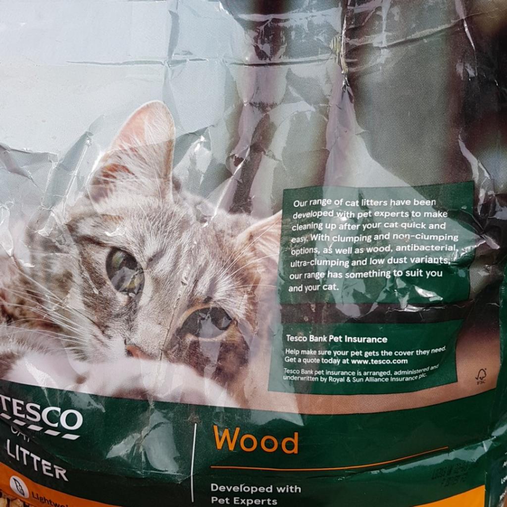 Tesco cat outlet litter low dust