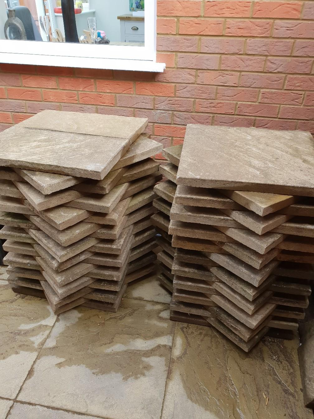 44 60cm x 60cm paving slabs in PE2 Peterborough for £85.00 for sale