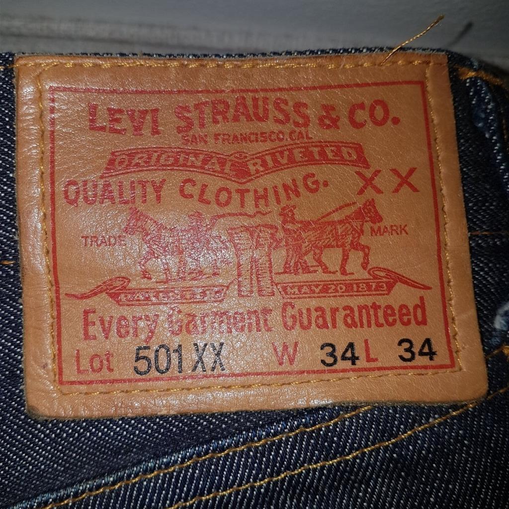 Levis 501, Big E, Red Selvedge, Vintage 34x34 in 117 33 Stockholm for ...