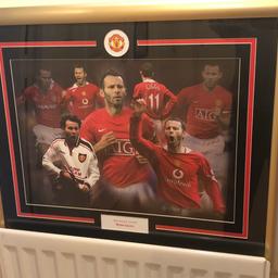 Ryan Giggs montage picture frame. That’s all the needs to be said Giggsy. Will do this one and Ole one I have together for £15