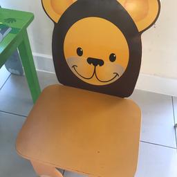 Wooden children table and chairs