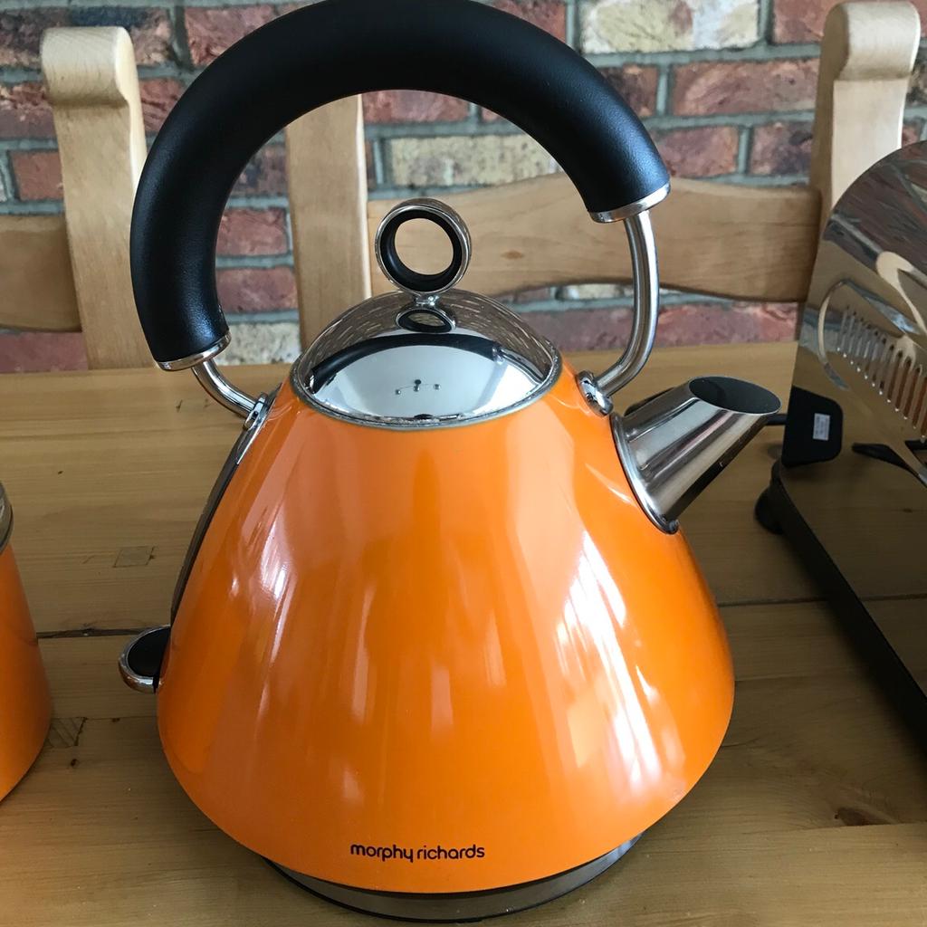 Morphy richards kettle clearance orange