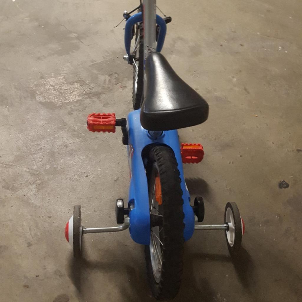 14 Zoll Kinderfahrrad Mit Sttzrdern  Blau, Fr Jungen 3-4 Jahre  NEU  Fahrrad Kinder Ab 4 Jahre